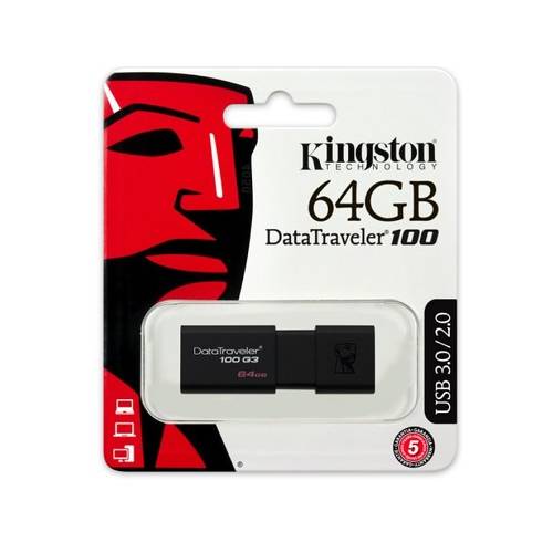 Pendrive Kingston 64GB DataTraveler 100 G3 (USB 3.0)